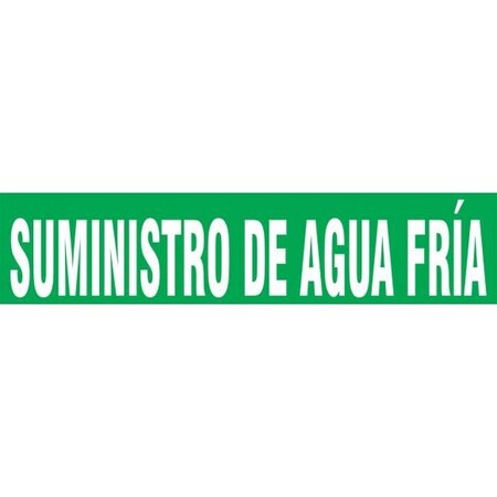 Accuform SPANISH PIPE MARKER SUMINISTRO DE SHRPK223STE SHRPK223STE